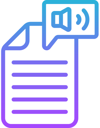 Text To Voice Converter Icon
